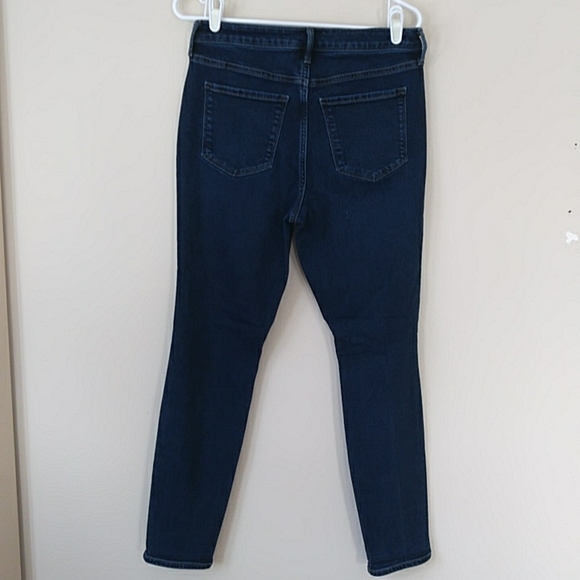 Old Navy Rockstar Super Skinny High Rise Secret Slim Pocket Jeans 10 Blue - Picture 12 of 16